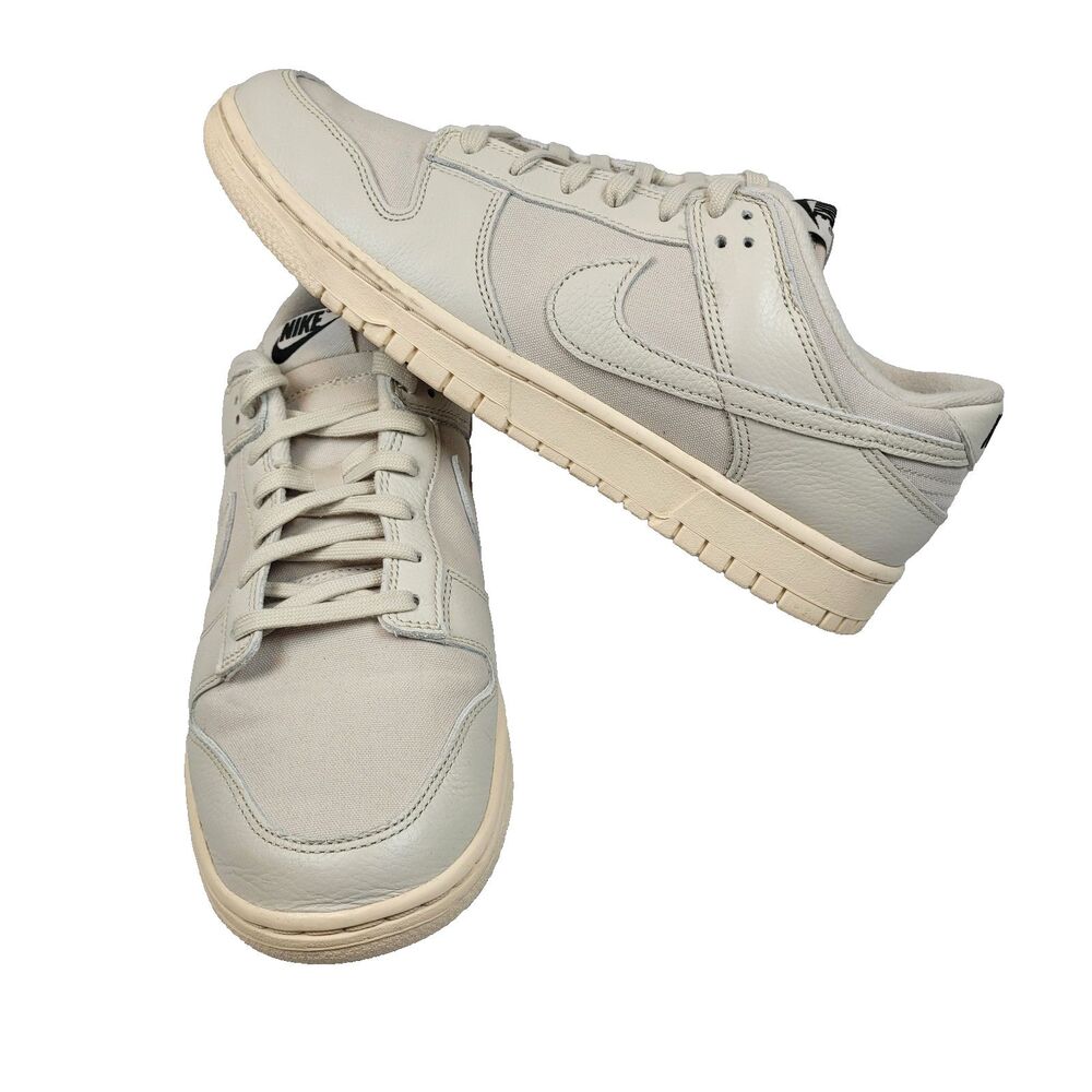 Nike Dunk Premium Low Light Orewood Brown canvas mens size 10.5 EUR43 DZ2538-100